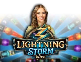 Official Live Casino logo: Lightning Storm by Evolution at WildHub Casino