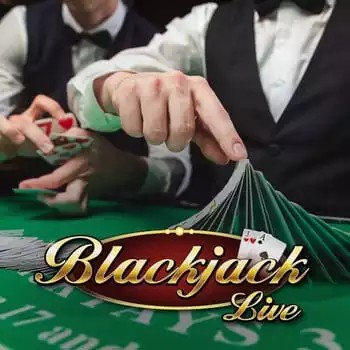 Live Blackjack game by Evolution – logo hosted on WildHub Casino