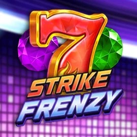 Strike Frenzy slot logo by Pragmatic Play at WildHub Casino
